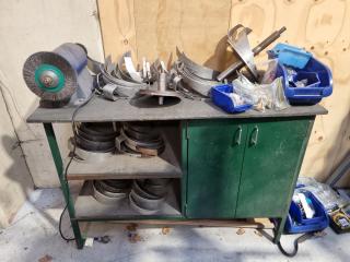 Workbench with Grinder